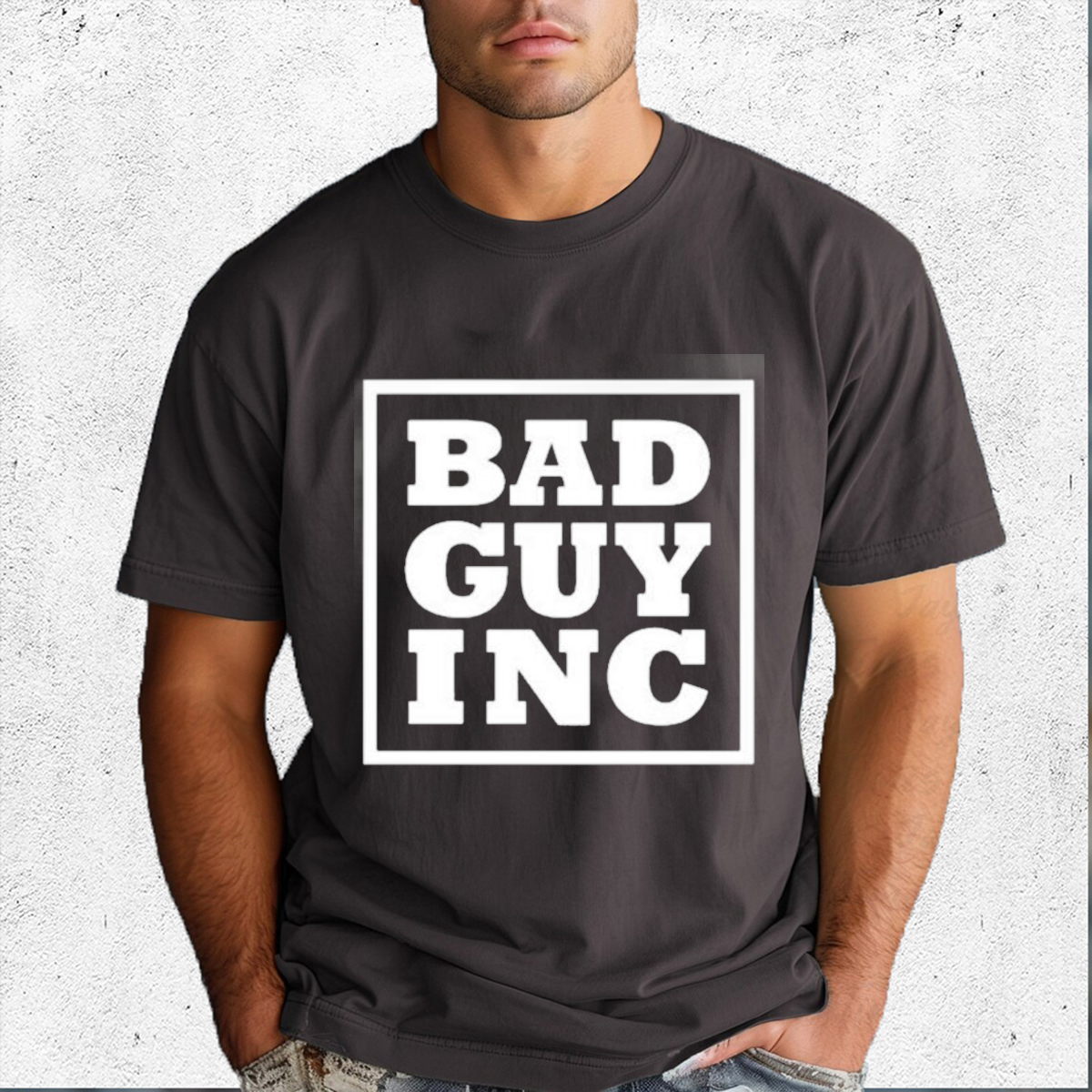 Chael Sonnen Wearing Bad Guy INC Shirt