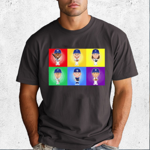 Los Angeles Baseball Rainbow Pride MLBPA Shirt