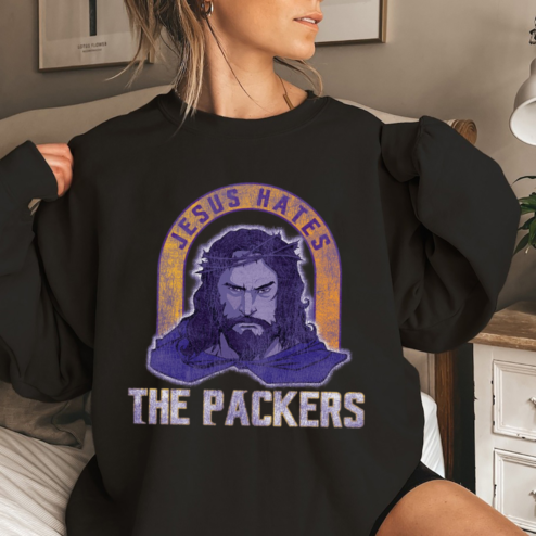 Green Bay Jesus Hates The Packers Shirt
