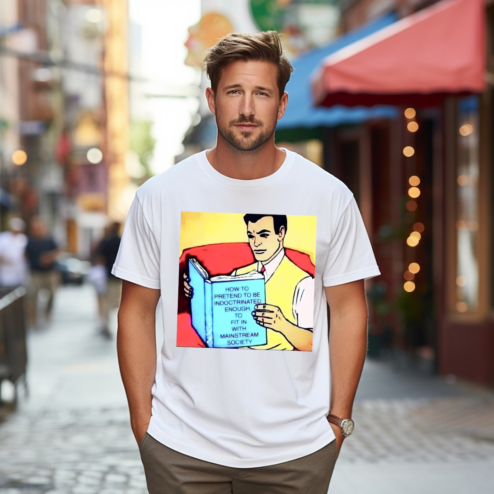 How To Pretend To Be Indoctrinated Enough To Fit Him In With Mainstream Society Shirt