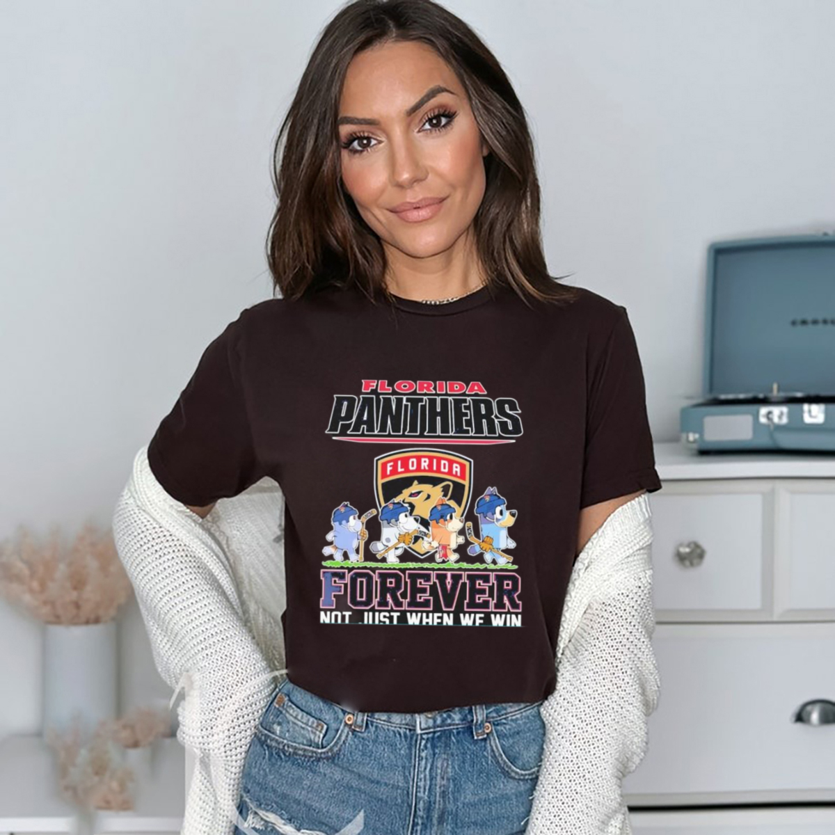 Bluey Abbey Road Florida Panthers Forever Not Just When We Win Shirt