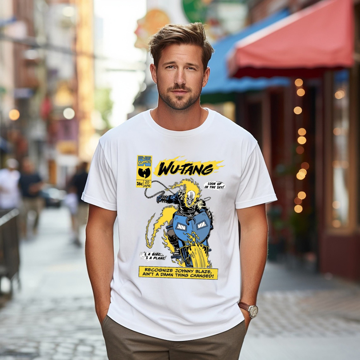 Wu Tang Recognize Johnny Blaze Aint A Damn Thing Changed Hip Hop Comics Shirt