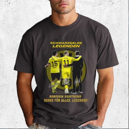 Schwarzgelbe Legenden Borussia Dortmund Danke Fur Alles Legenden Shirt