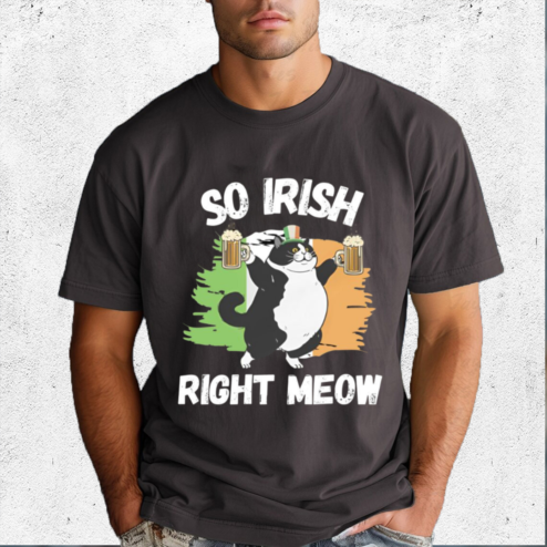 Cat So Irish Right Meow Shirt