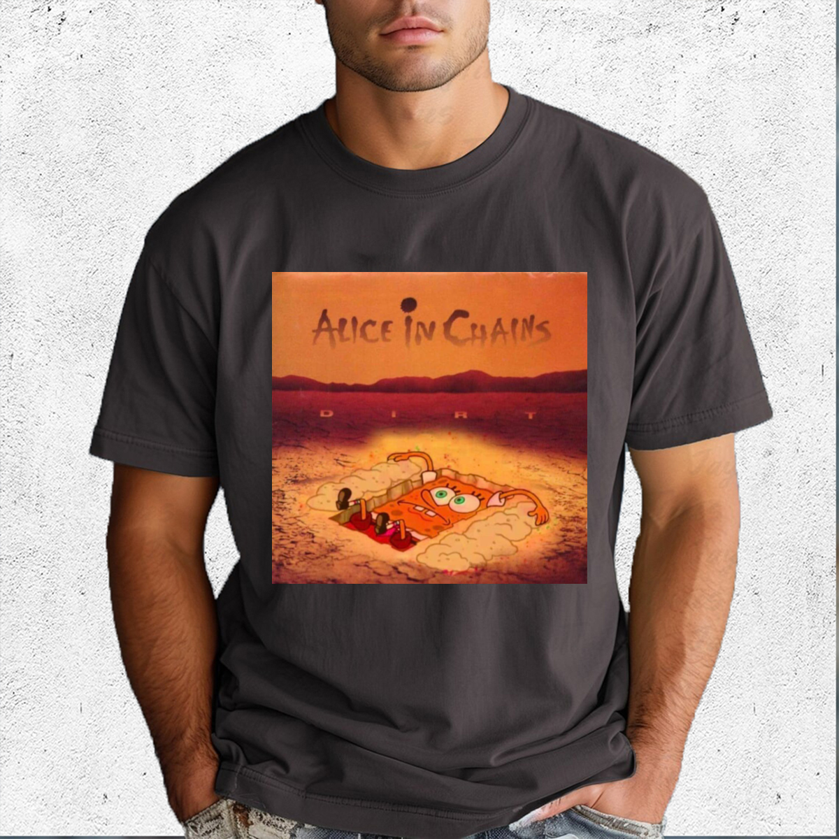 Spongebob SquarePants Alice In Chains Shirt