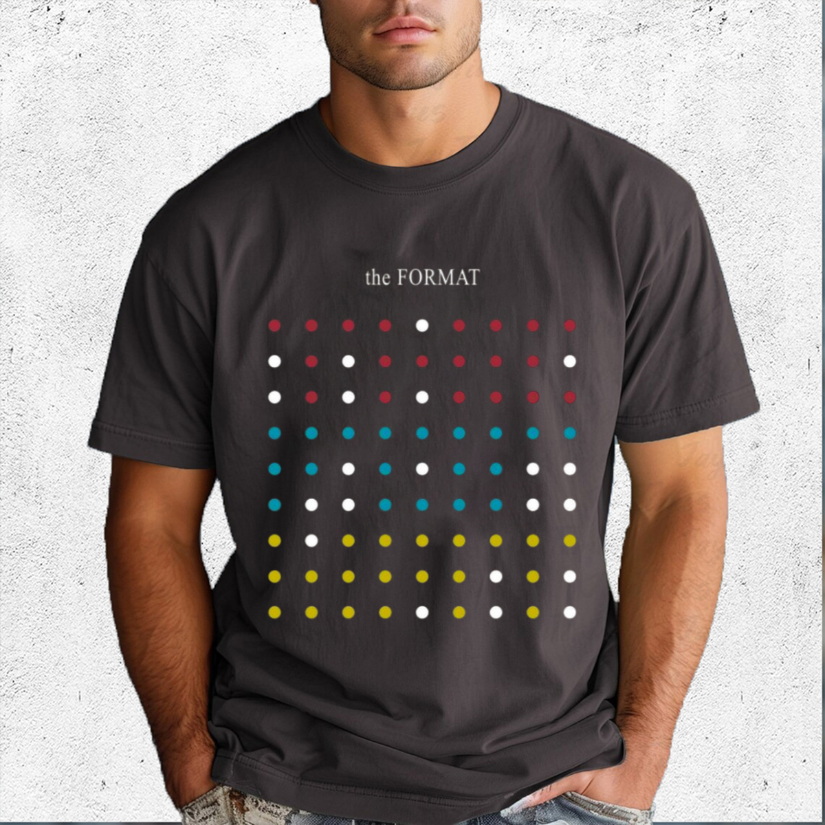 The Format Dots Black Shirt