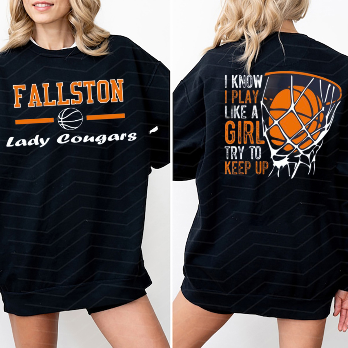 Fallston Lady Congrats I Know I Play Like A Girl Try To Keep Up Shirt