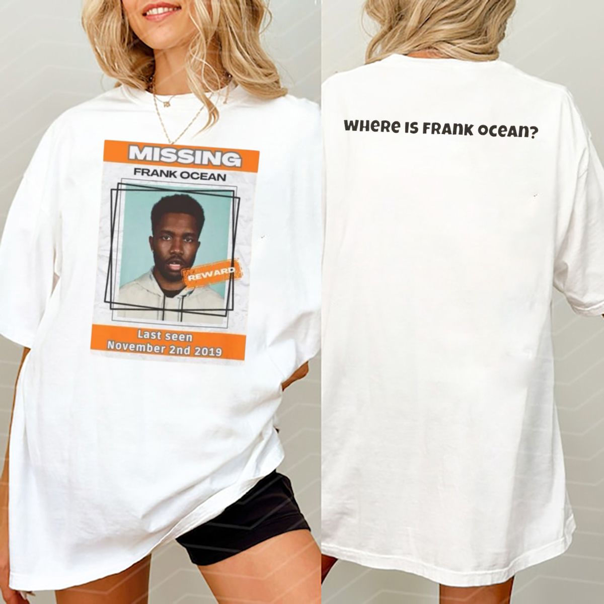 Missing Frank Ocean Last Seen November 2nd 2019 Shirt