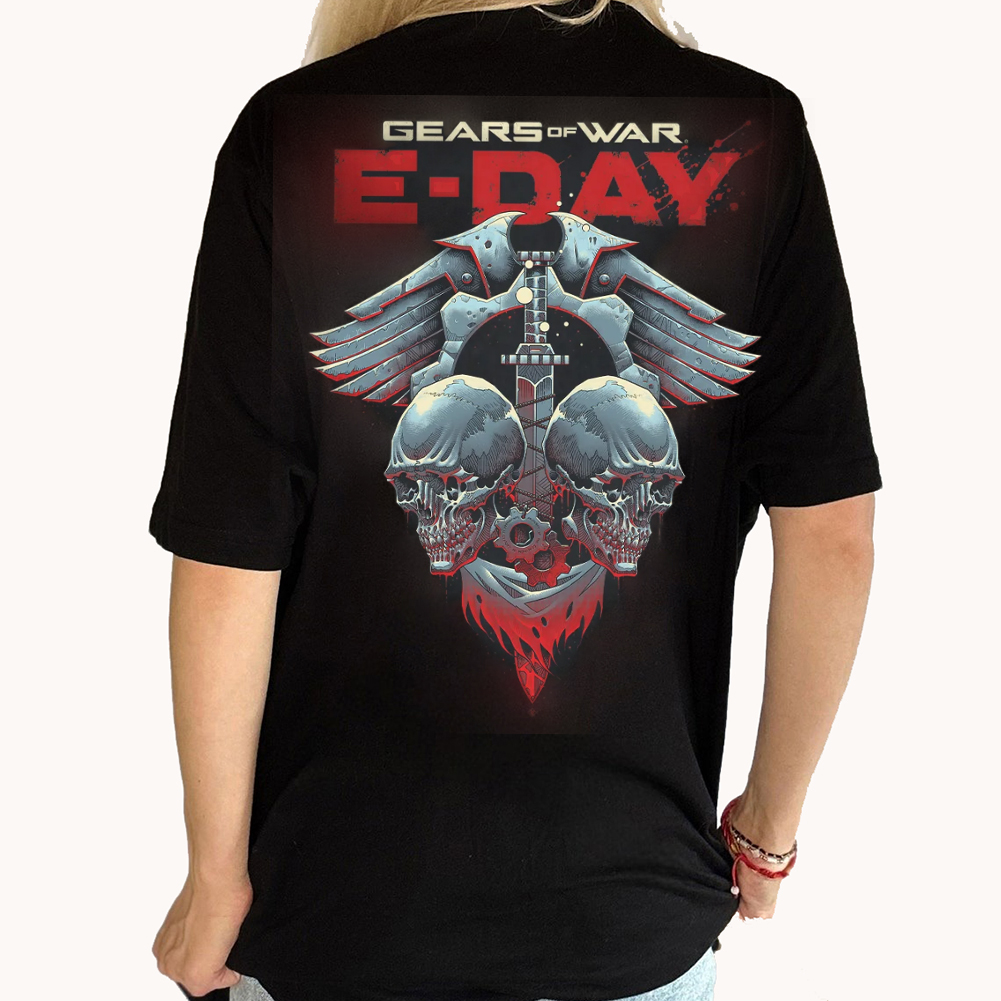 Skull Gears of War E Day Shirt