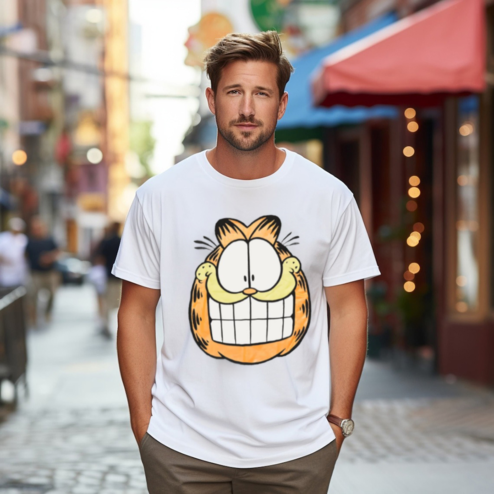 Garfield Big Face 90s Shirt