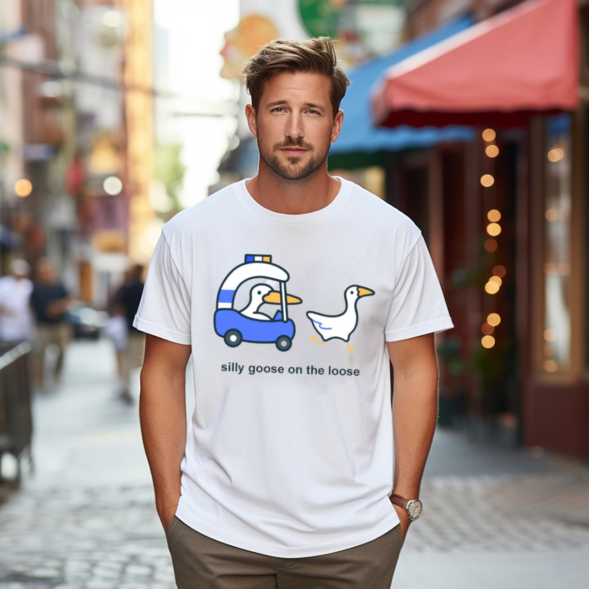 Eveoart Silly Goose On The Loose Shirt