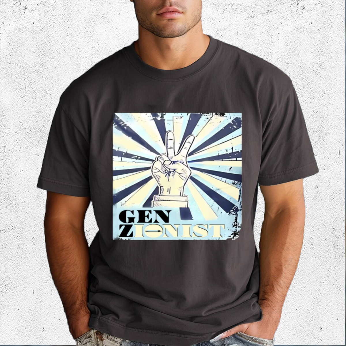 Eylon Levy Wearing Gen Zionist Shirt