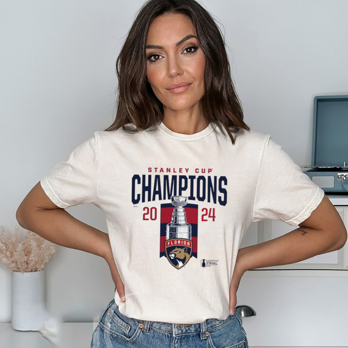 Florida Panthers Stanley Cup Fanatics 2024 Champions Shirt Florida Panthers Stanley Cup Fanatics 2024 Champions Shirt