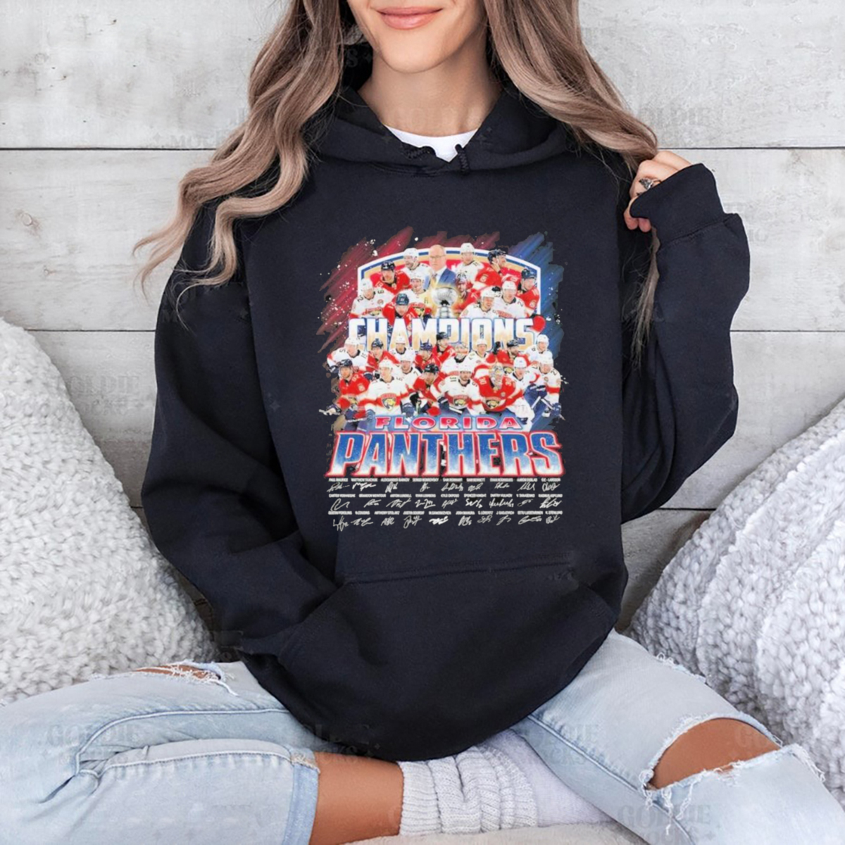 Florida Panthers NHL Team Stanley Cup Champs 2024 Signatures Shirt Florida Panthers NHL Team Stanley Cup Champs 2024 Signatures Shirt