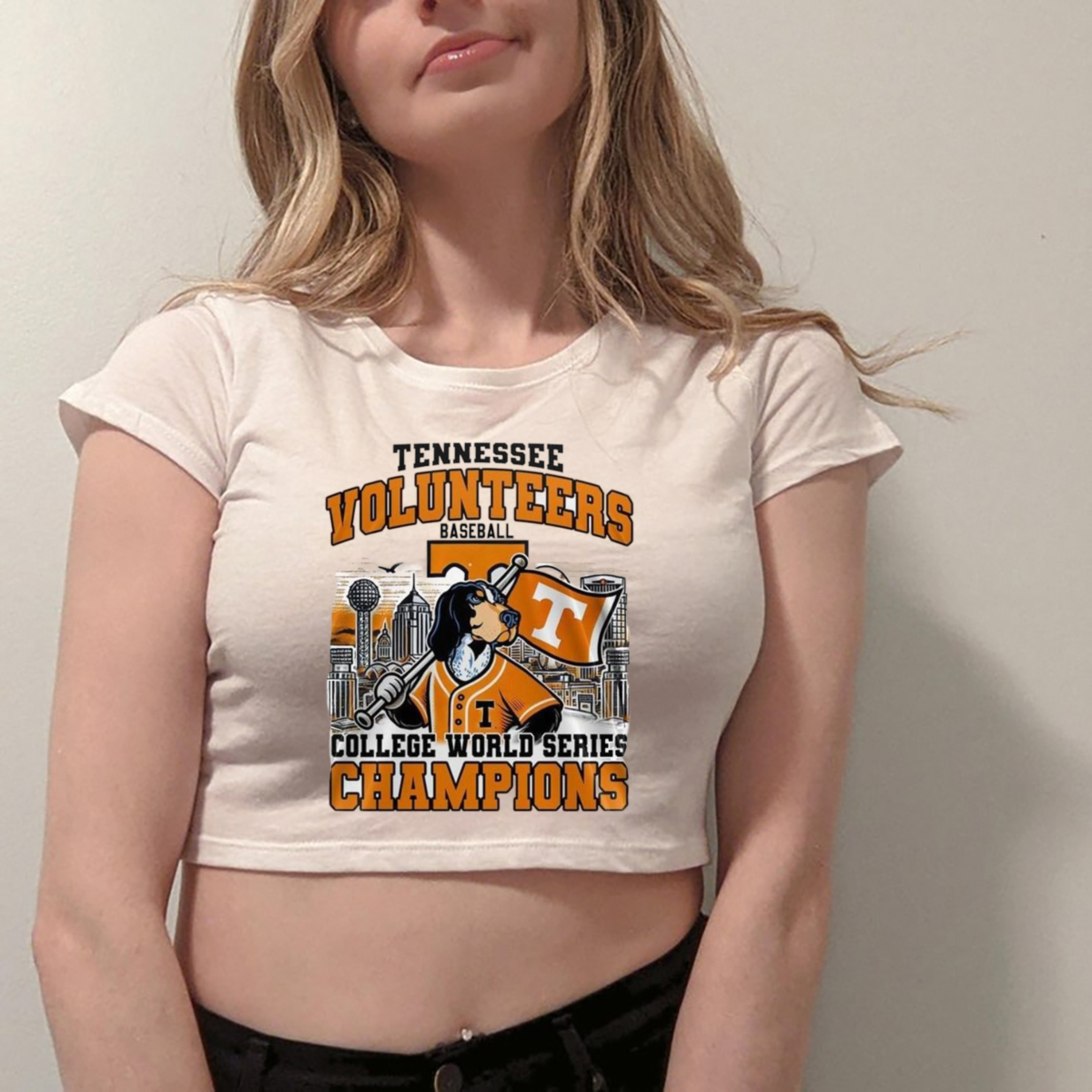 thumbnail image 2 of Tennessee Volunteers 2024 National Champions Baseball Tank Top - CWS Championship Apparel 2 of 5