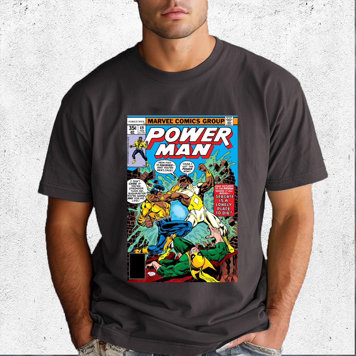 Marvel Comics Group Power Man Poster Shirt