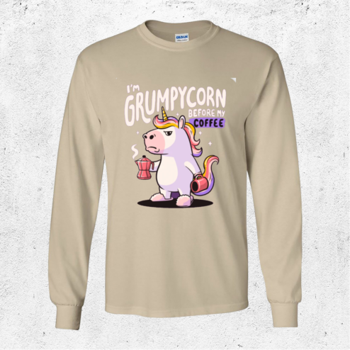 Unicorn I Am Grumpycorn Before My Coffee Shirt