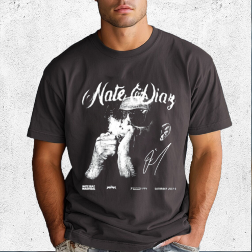 Big Face Smoke Nate Diaz Shirt