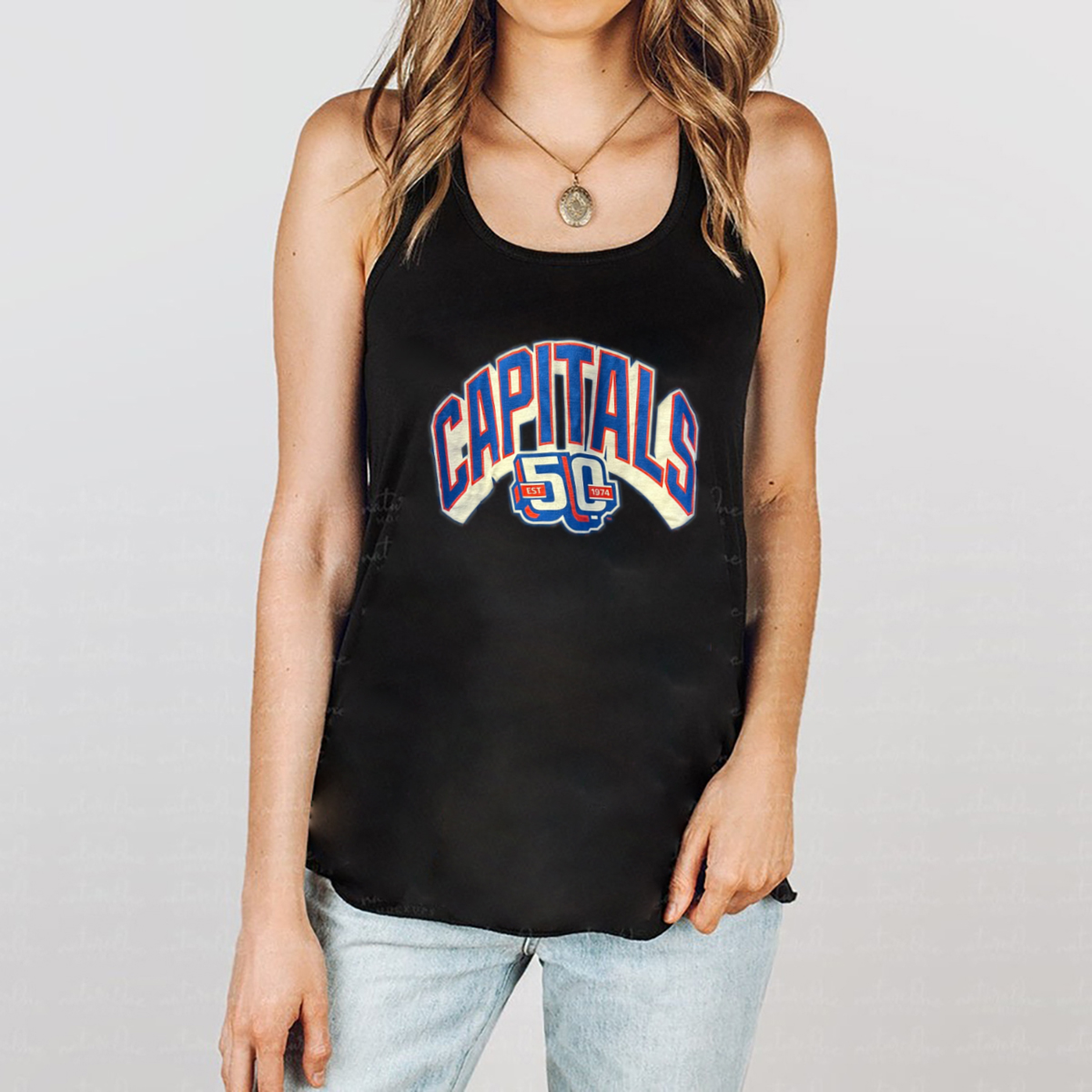 Washington Capitals 50th Anniversary Est 1974 Shirt Washington Capitals 50th Anniversary Est 1974 Shirt