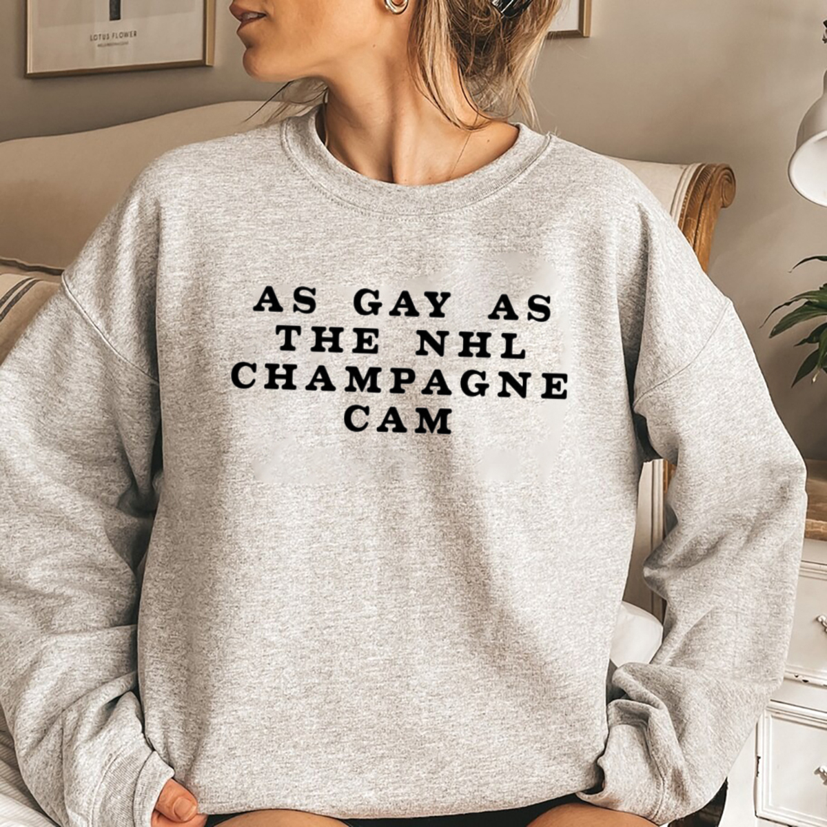 As Gay As The NHL Champagne Cam Shirt - Picturestees Clothing LLC