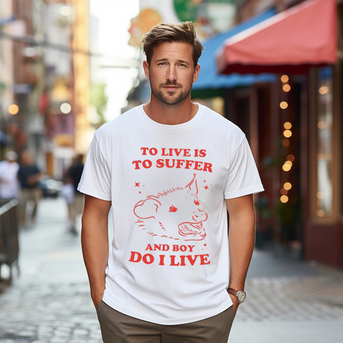 Rat To Live Is To Suffer And Boy Do I Live Shirt