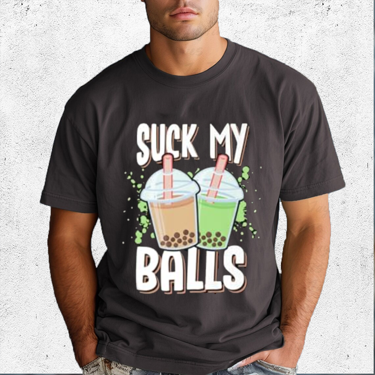 Milk Tea Suck My Balls Shirt