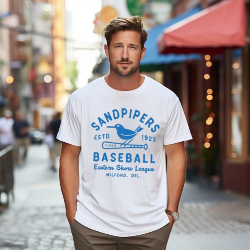 Milford Sandpipers Baseball Eastern Shore League Estd 1923 Shirt