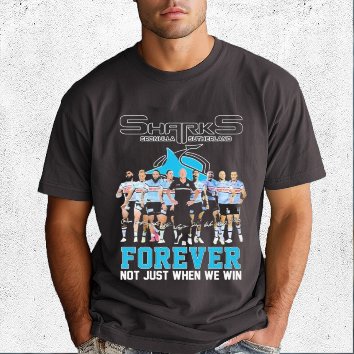 Cronulla Sutherland Sharks Forever Not Just When We Win Signature Shirt