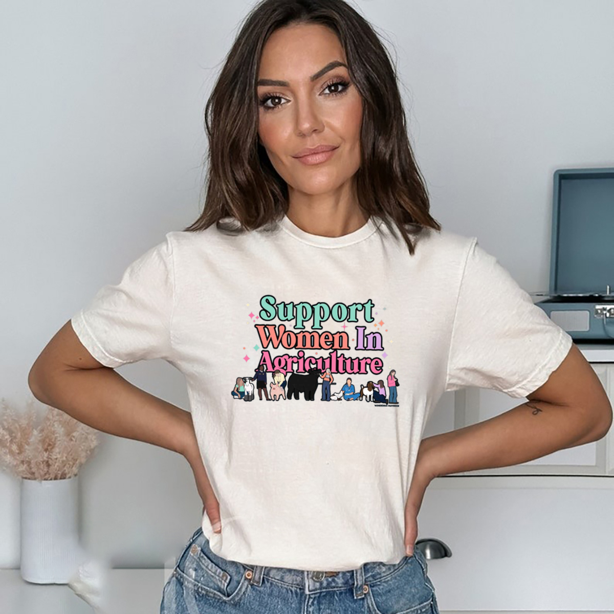 Support Women In Agriculture Shirt