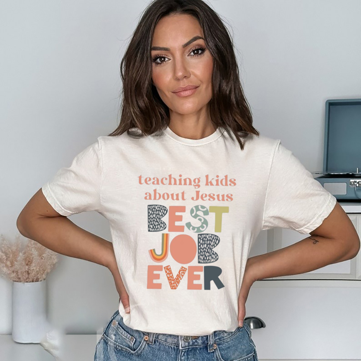 Teaching Kids About Jesus Best Job Ever Shirt