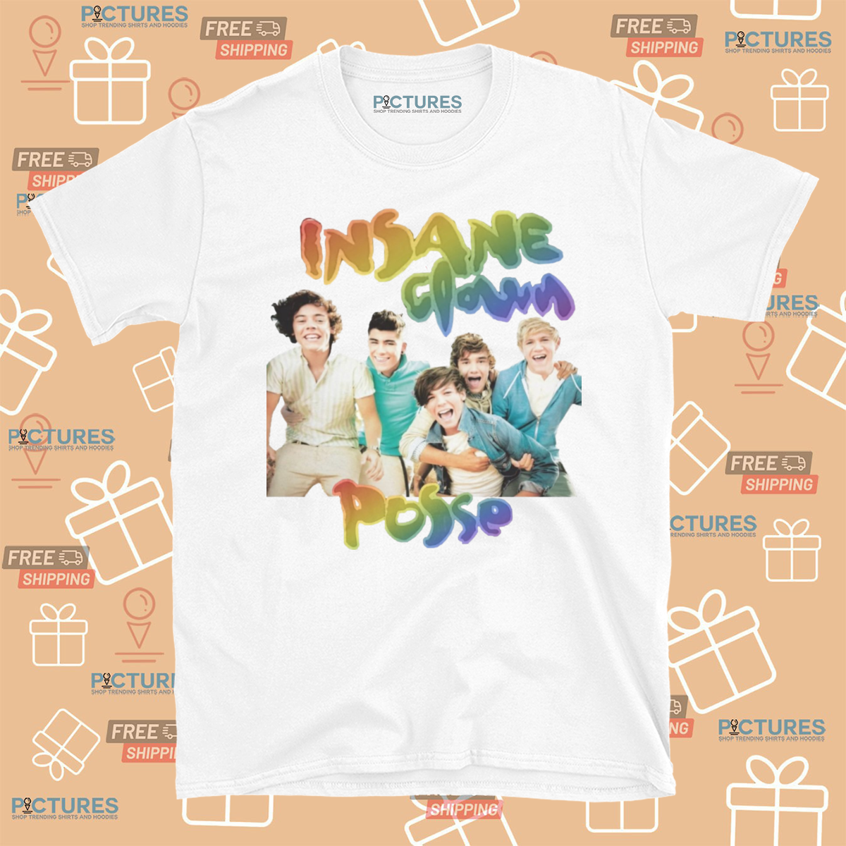 One Direction Insane Clown Posse Shirt