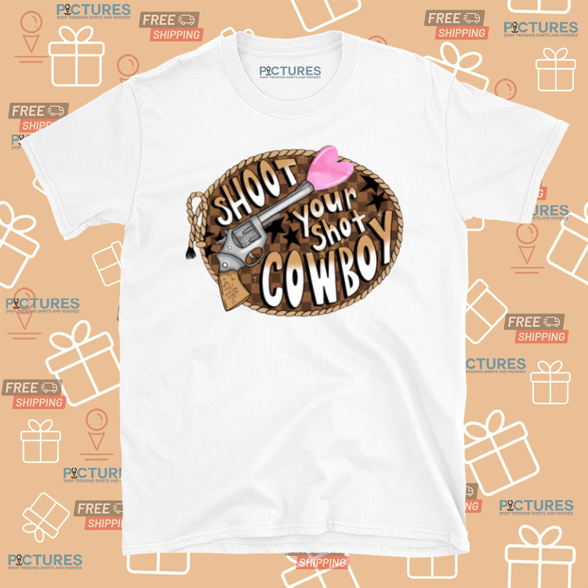 Shoot Your Shot Cowboy 2024 Shirt