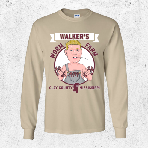 Walkers Worm Farm Clay County Mississippi Shirt