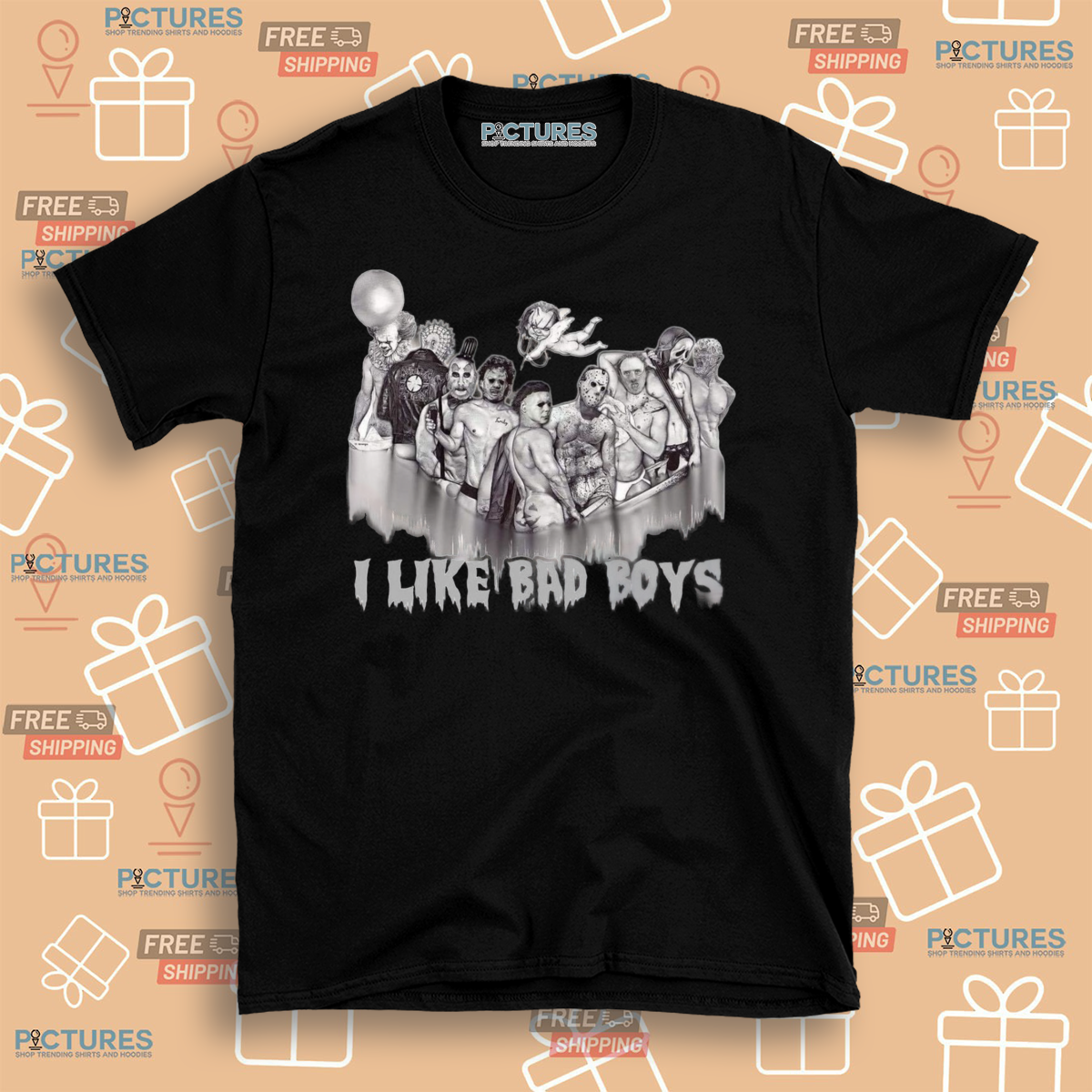 Horror Character I Like Bad Boys Shirt