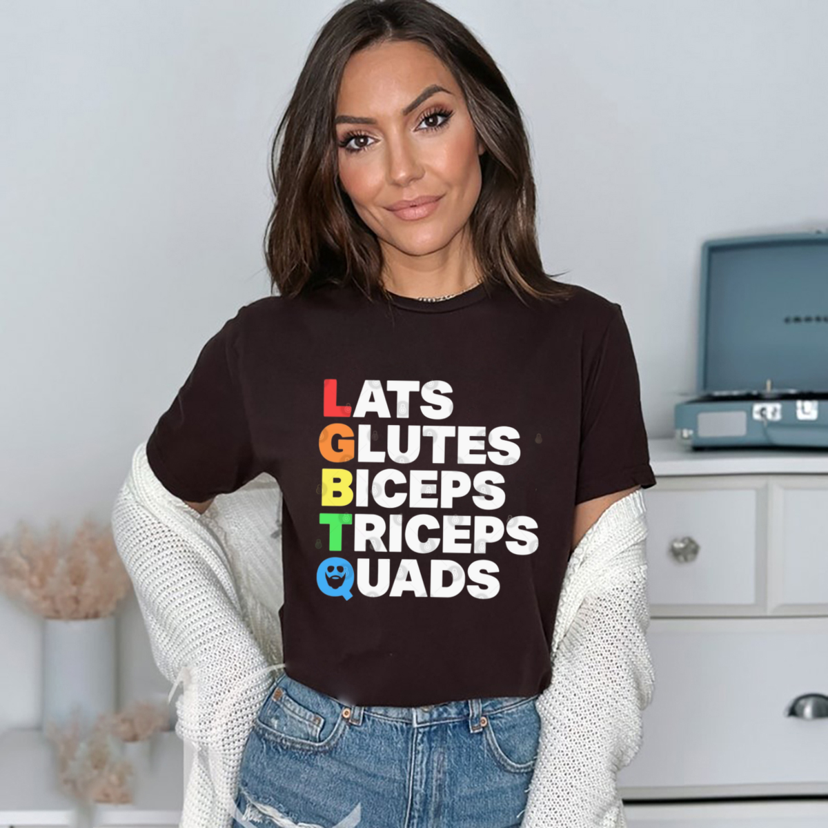 LGBTQ Lats Glutes Biceps Triceps Quads Shirt LGBTQ Lats Glutes Biceps Triceps Quads Shirt