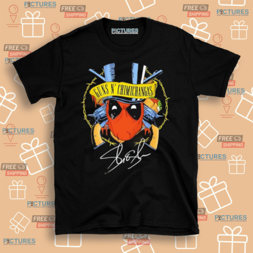 Deadpool Guns N Chimichangas Signature Shirt