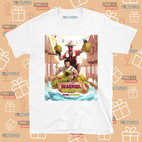 New International Posters For Deadpool And Wolverine Marvel Studios Thailand Poster 2024 Shirt