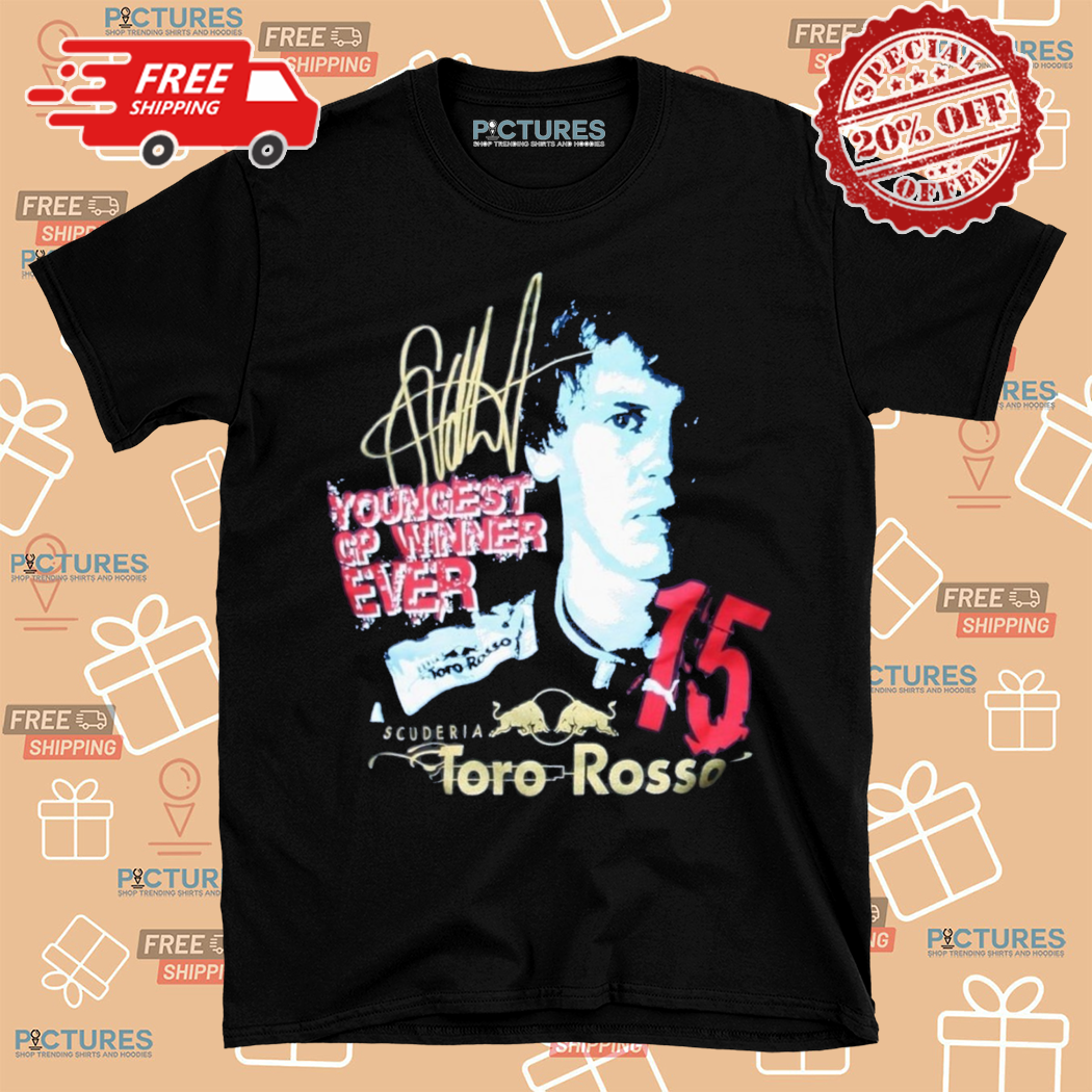 Toro Rosso Youngest GP Winner Ever Shirt