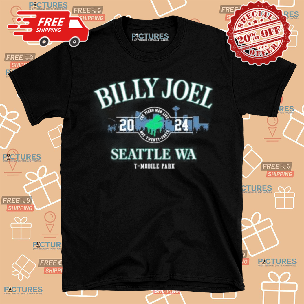 Billy Joel The Piano Man Live May Twenty Forth T Mobile Park Seattle WA Shirt