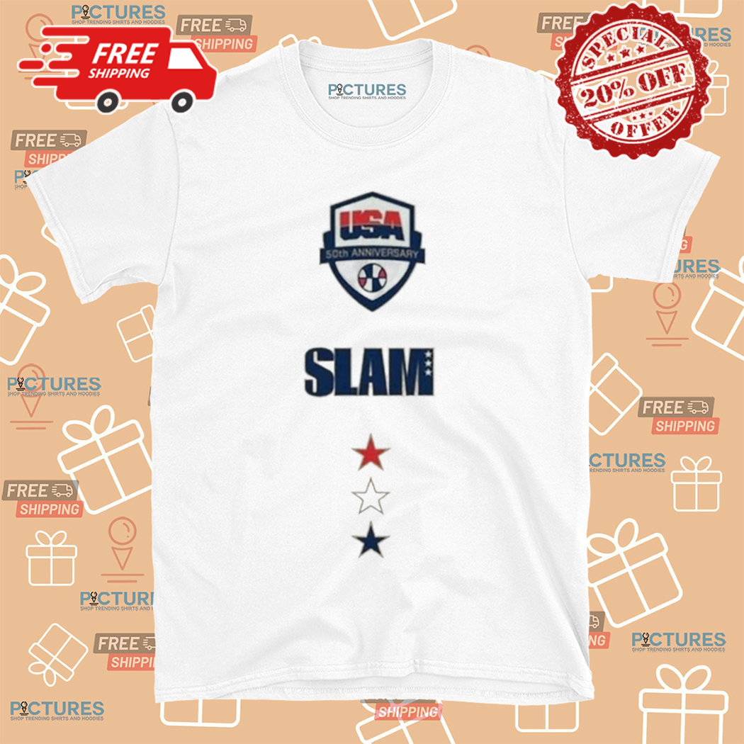 Slam USA Basketball 50 Years Anniversary Shirt