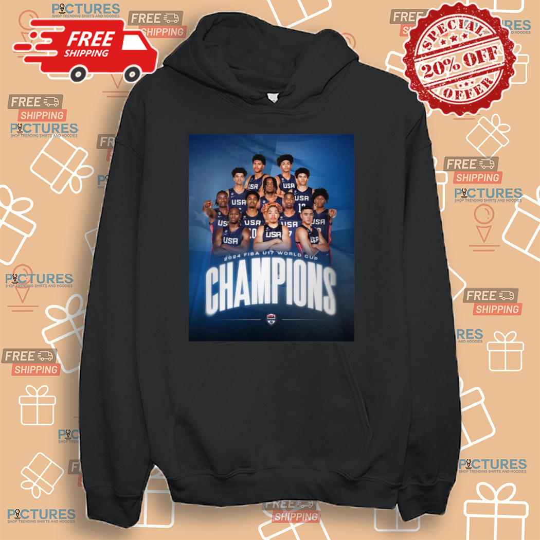 USA Basketball Team Players 2024 Fiba U17 World Cup Champions Shirt USA Basketball Team Players 2024 Fiba U17 World Cup Champions Shirt