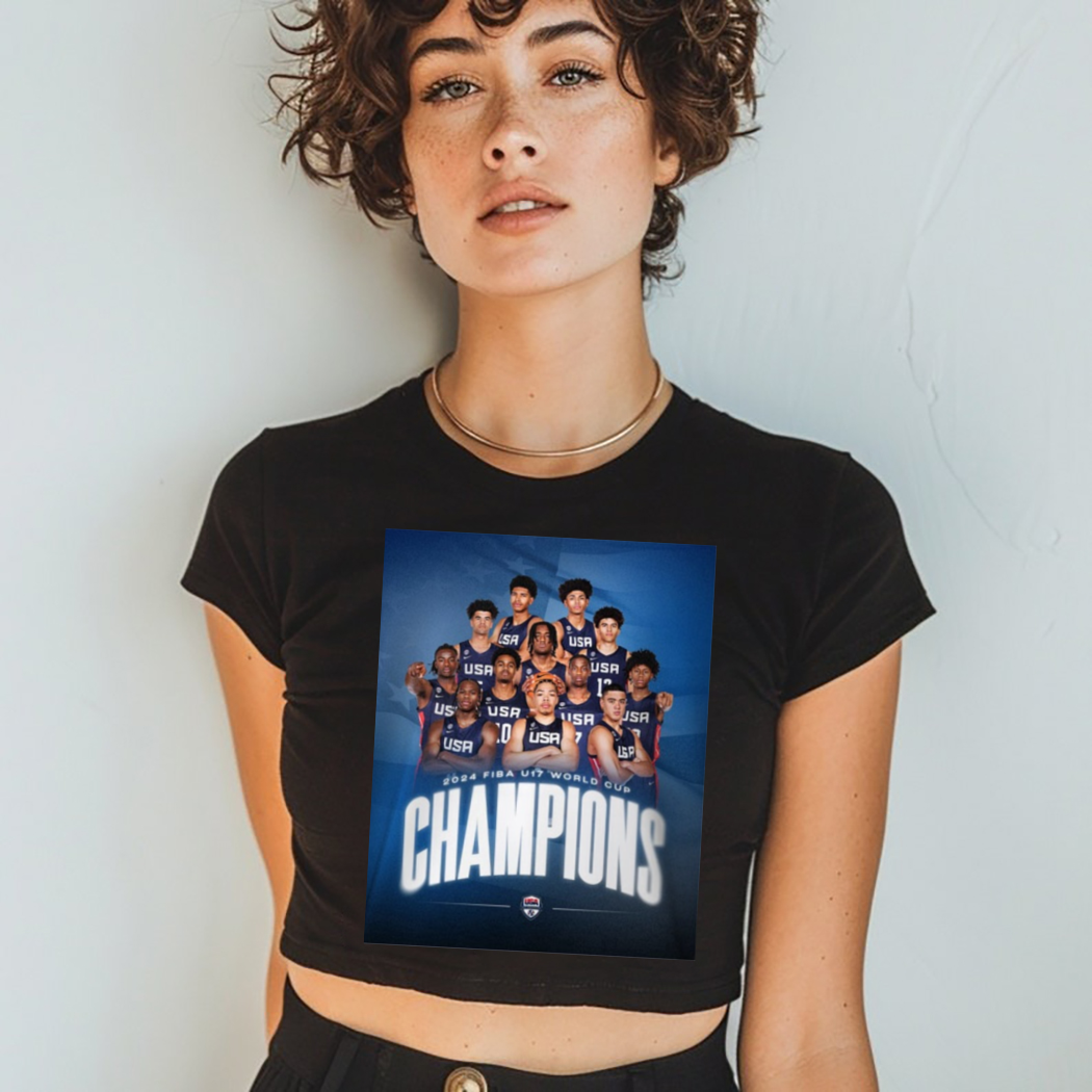 USA Basketball Team Players 2024 Fiba U17 World Cup Champions Shirt USA Basketball Team Players 2024 Fiba U17 World Cup Champions Shirt