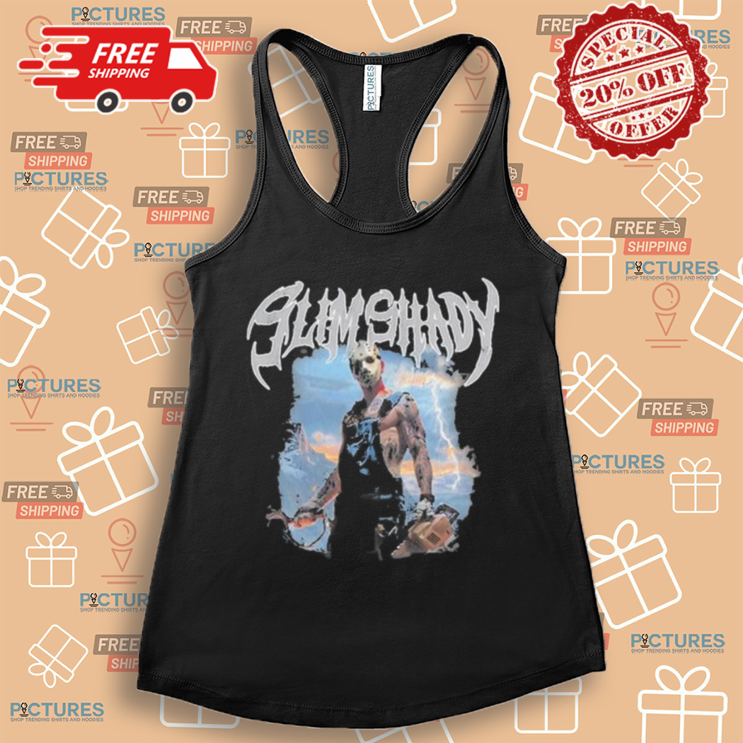 Eminem The Death Of Slim Shady Chainsaw Shady Shirt Eminem The Death Of Slim Shady Chainsaw Shady Shirt