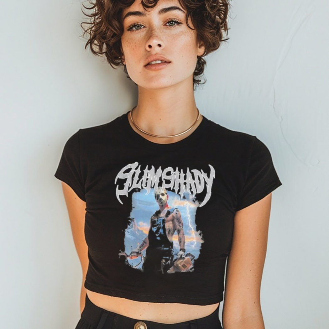 Eminem The Death Of Slim Shady Chainsaw Shady Shirt Eminem The Death Of Slim Shady Chainsaw Shady Shirt