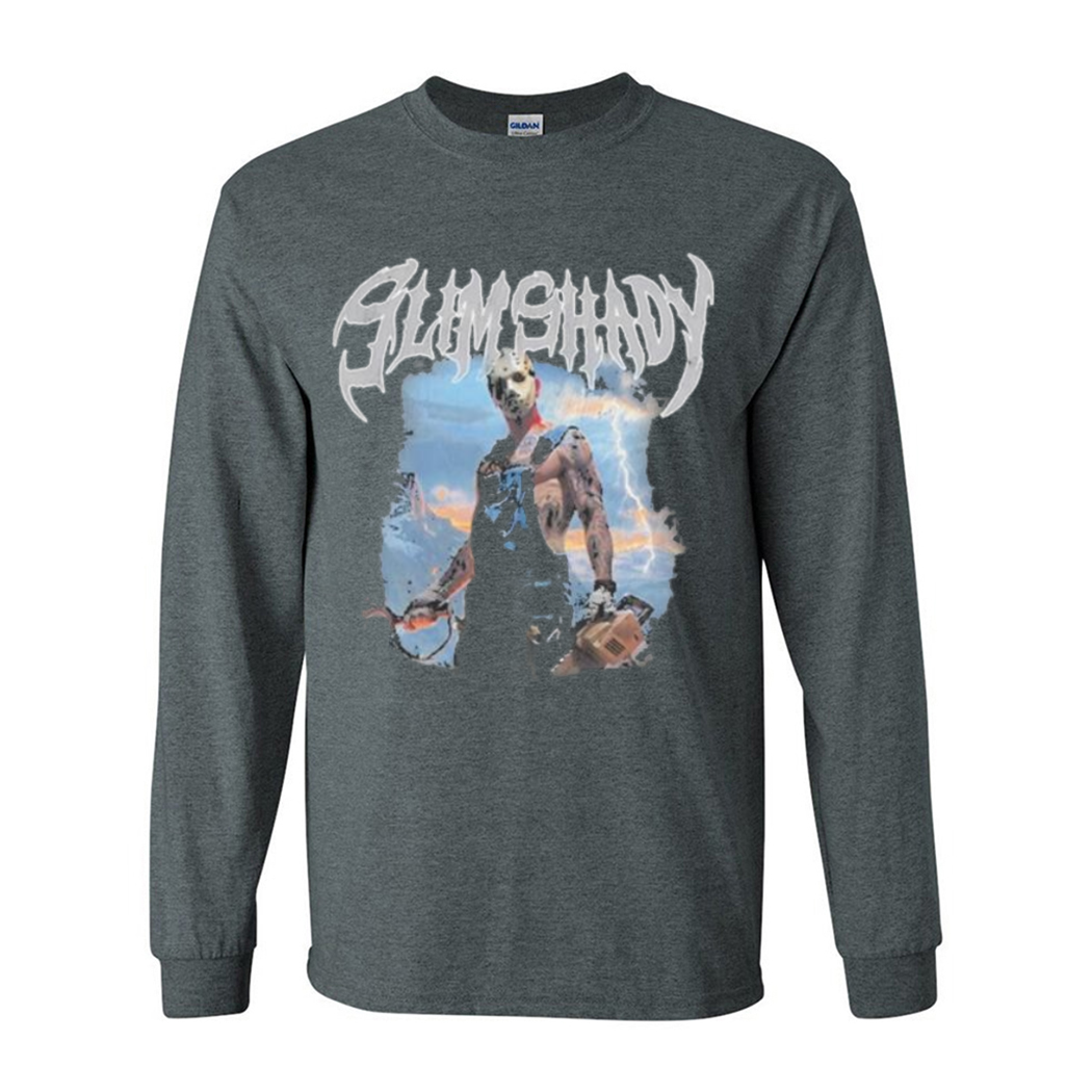 Eminem The Death Of Slim Shady Chainsaw Shady Shirt Eminem The Death Of Slim Shady Chainsaw Shady Shirt