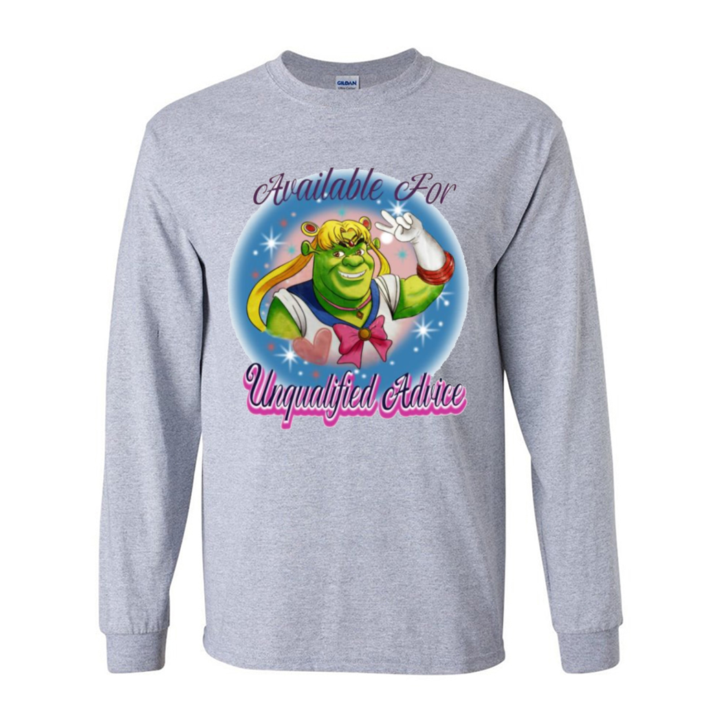 Sherk Sailor Moon Available For Unqualified Advice Shirt Sherk Sailor Moon Available For Unqualified Advice Shirt