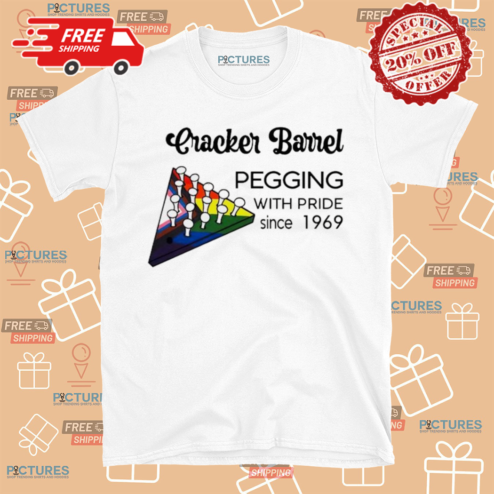 Cracker Barrel Pegging With Pride Since 1969 Shirt