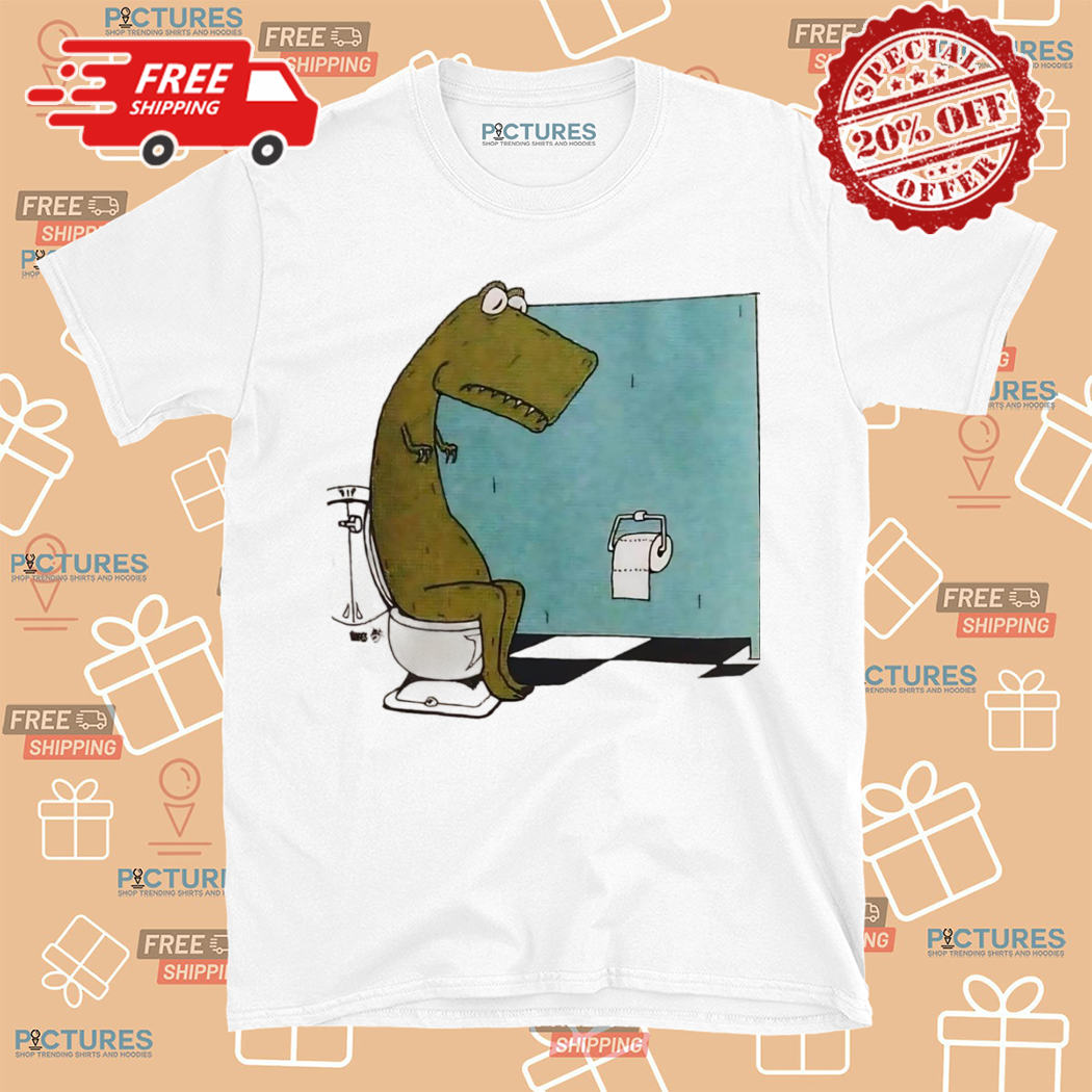 Dinosaur In The Toilet Shirt