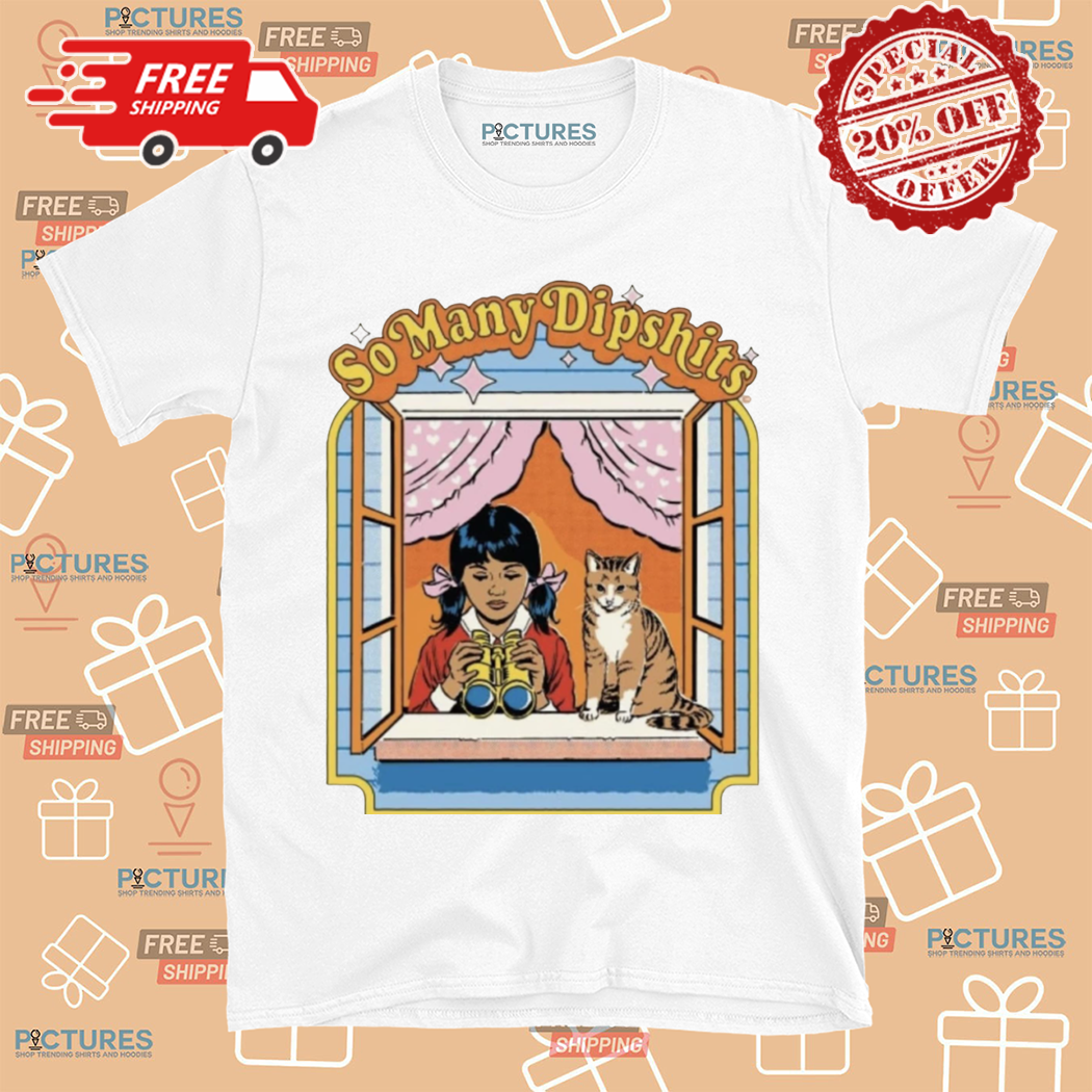 Steven Rhodes Halloween So Many Dipshits 2024 Shirt
