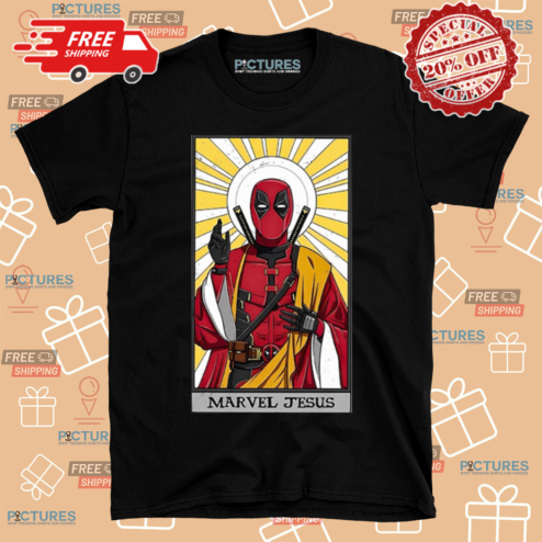 Deadpool Marvel Jesus Tarot Card Deadpool And Wolverine Shirt